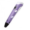 3Д ручка для рисования с LED дисплеем MHz Smart 3D Pen 2 Фиолетовая (D-2019090537)