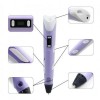 3Д ручка для рисования с LED дисплеем MHz Smart 3D Pen 2 Фиолетовая (D-2019090537)