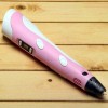 3Д ручка для рисования с LED дисплеем MHz Smart 3D Pen 2 Розовая (D-2019090538)