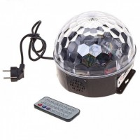Диско шар MP3 LED Crystall Magic Ball Light с пультом (D-2019090092)