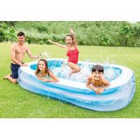 Открытый прямоугольный надувной семейный бассейн Intex 262 х 175 х 56 см 769 л (D-2019091681) Открытый прямоугольный надувной семейный бассейн Intex 262 х 175 х 56 см 769 л (D-2019091681)