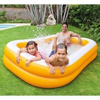 Открытый прямоугольный надувной детский бассейн Intex 57181 «Мандарин», 229 х 147 х 46 см 600 л (D-2019091781) Открытый прямоугольный надувной детский бассейн Intex 57181 «Мандарин», 229 х 147 х 46 см 600 л (D-2019091781)
