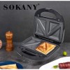 Мультимейкер Sokany SK-908 6 В 1 Гриль Сендвичница Вафельница Орешница Пончики Кексы Sokany SK-908 Бутербродница 6 В 1 750W (D-2019090618)