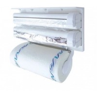 Кухонный держатель 4 в 1 Triple Paper Dispenser Белый (D-2019091331) Кухонный держатель 4 в 1 Triple Paper Dispenser Белый (D-2019091331)