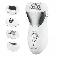 Эпилятор 4 в 1 электробритва, роликовая пилка, пемза Gemei GM-3061 + блок питания Белый (D-2019090680)
