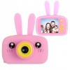 Цифровой детский фотоаппарат видеокамера зайчик Bunny GM-30 розовый (D-2019091005)