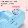 Генератор мыльных пузырей Фотоаппарат  Bubble Camera на батарейках Голубой (D-2019090646)