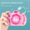 Генератор мыльных пузырей Фотоаппарат  Bubble Camera на батарейках Розовый (D-2019090647)