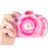 Генератор мыльных пузырей Фотоаппарат  Bubble Camera на батарейках Розовый (D-2019090647)