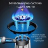 Портативная туристическая газовая плита с пьезоподжигом горелка Happy Home Gas Stove BDZ 155-A Black (D-2019091193)