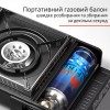 Портативная туристическая газовая плита с пьезоподжигом горелка Happy Home Gas Stove BDZ 155-A Black (D-2019091193)