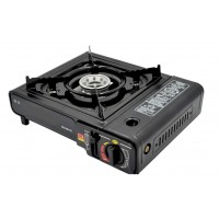 Портативная туристическая газовая плита с пьезоподжигом горелка Happy Home Gas Stove BDZ 155-A Black (D-2019091193)