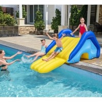 Надувной игровой центр - детская водная горка Bestway 52453, 247 х 124 х 100 см (D-2019091810)