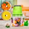 Кухонный блендер для коктейлей смузи супов салатов десертов Молния Vegetable Mixer ZS 8986 электрический мульти измельчитель овощерезка миксер Green (D-2019090816)