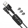 Кабель магнитный HOCO оригинал 3в1 MICRO USB LIGHTNING USB TYPE C MAGNETIC (D-2019090874)