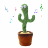 Танцующий плюшевый кактус в горшке поющий 120 песен с подсветкой Dancing Cactus (D-2019090697)