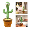 Танцующий плюшевый кактус в горшке поющий 120 песен с подсветкой Dancing Cactus (D-2019090697)