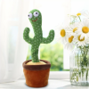 Танцующий плюшевый кактус в горшке поющий 120 песен с подсветкой Dancing Cactus (D-2019090697)