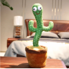 Танцующий плюшевый кактус в горшке поющий 120 песен с подсветкой Dancing Cactus (D-2019090697)