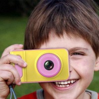 Детский цифровой фотоаппарат Baby camera детская камера Розово-Желтой (D-2019090699)