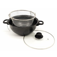 Кастрюля-фритюрница HotChef 24 см с крышкой (D-2019091476)