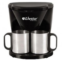 Кофеварка капельная Livstar 650 Вт + 2 чашки(нержавеющая сталь) Черная (D-2019091584) Кофеварка капельная Livstar 650 Вт + 2 чашки(нержавеющая сталь) Черная (D-2019091584)