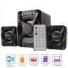 Компьютерные колонки Kisonli U-2500 BT Desktop Speaker 2.1 USB с крутым мощным сабвуфером Black (D-2019091058)