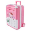 Электронная Копилка сейф с кодовым замком + купюроприемник, чемодан Hello Kitty Розовая (D-2019090717)