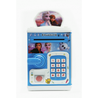 Электронная копилка сейф с отпечатком пальца и кодовым замком Money Safe WF-3002 Frozen синяя (D-2019091968)