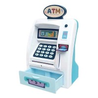 Копилка сейф в форме банковского терминала ATM WF - 3005 бело-синий (D-2019091971)