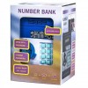 Электронная копилка Сейф банкомат Number Bank, с кодовым замком и купюроприемником "класическая" синяя (D-2019090571)