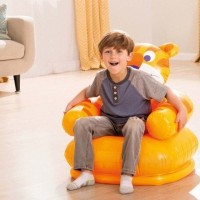 Детское надувное кресло «Тигр» Intex 68556, 65 х 64 х 74 см, желтое (D-2019092041)