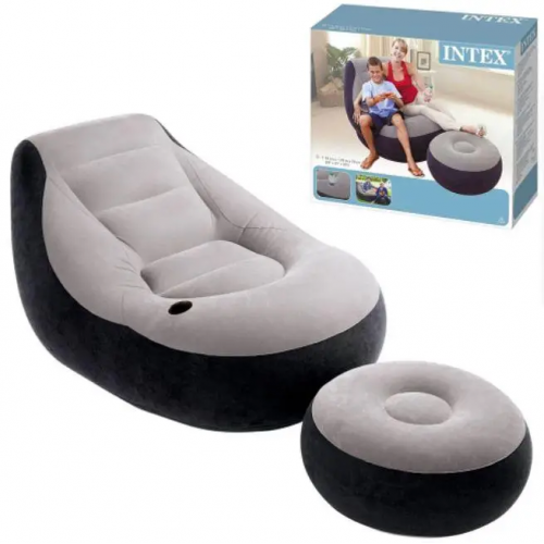 Надувное кресло с пуфом Intex Ultra Lounge (D-2019091053)