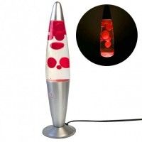 Настольный ночник Lava Lampе восковая лава лампа с подсветкой Красная (D-2019091302)