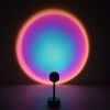 Лампа сансет Sunset Lamp 2.0 RGB c пультом управления проекционный светильник заката / рассвета лампа-ночник 16 оттенков свечения (D-2019091176)
