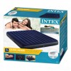 Матрас надувной двухместный велюровый 183 х 203 х 25 см, синий Intex 64755 (D-2019091144)