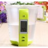 Кухонные весы цифровые мерная чашка 2 в 1 чашка-весы до 1000 г с функцией определения температуры продукта (D-2019090605)