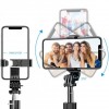 Монопод-тренога селфи палка штатив тренога с пультом Selfie Stick L02 Bluetooth (D-2019090638)