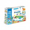 Детский STEM-конструктор TLH Puzzle Peg, 224 детали (D-2019090731)