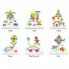 Детский STEM-конструктор TLH Puzzle Peg, 224 детали (D-2019090731)