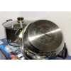Набор кастрюль с крышками кастрюли из нержавеющей стали кухонная посуда 12 предметов со сковородой для приготовления варки тушения на плите газовой электрической стеклокерамической подарок для дома кухни A-Plus