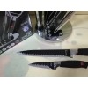 Набор профессиональных кухонных ножей из нержавеющей стали c подставкой 8 предметов German Family GF-S05 удобные ручки (D-2019090599)