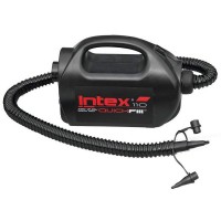 Насос электрический от сети 220V и от прикуривателя 12V, электронасос для бассейнов и надувной мебели 1100л/мин Intex 68609 (D-2019091751)