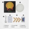 Ночник Светильник настольный 3D Moon Light Lamp Луна на пульте и сенсорное управление 15 см с аккумулятором 16 цветов (D-2019091080)