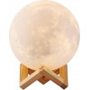 Ночник Светильник настольный 3D Moon Light Lamp Луна на пульте и сенсорное управление 15 см с аккумулятором 16 цветов (D-2019091080)