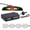 Парктроник парковочный радар на 4 датчика Assistant Parking Sensor Белый (D-2019090771)