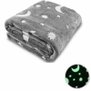 Плед светящийся в темноте День Ночь Magic Blanket 120х150см Серый (D-2019090951)