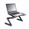 Столик для ноутбука с охлаждением Laptop Table T8, 2 кулера, материал - сплав алюминия (D-2019090989)