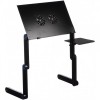 Столик для ноутбука с охлаждением Laptop Table T8, 2 кулера, материал - сплав алюминия (D-2019090989)
