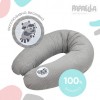 Подушка для беременных и кормлений 30х200 см Papaella серая (D-2019090984)
